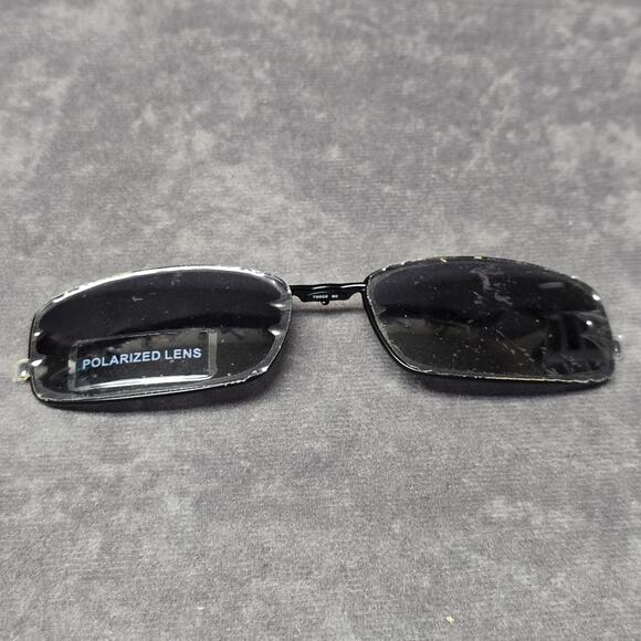 Easy Clip W T9922 Black 90W 55/17/135 Glasses & Removable Polarized Sun Clip Len - Picture 7 of 11